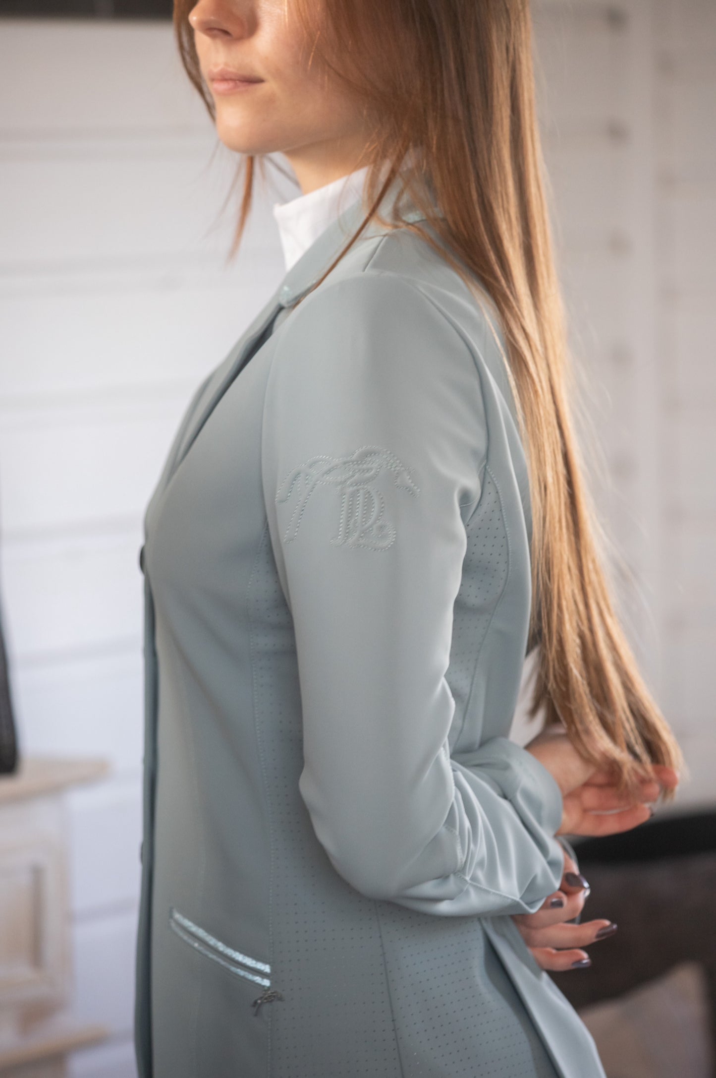 Penelope Calistrass Competition Jacket Sage Green