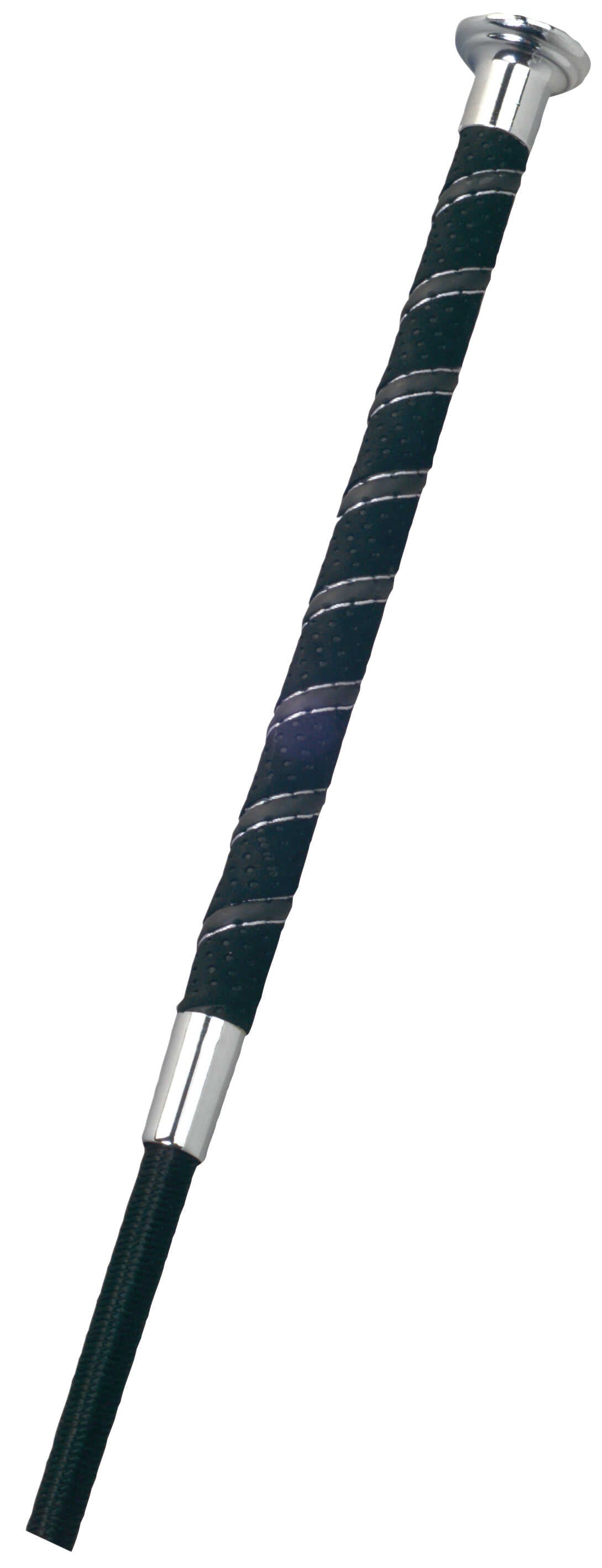 Fleck Soft Handle Dressage Whip, Black 120cm