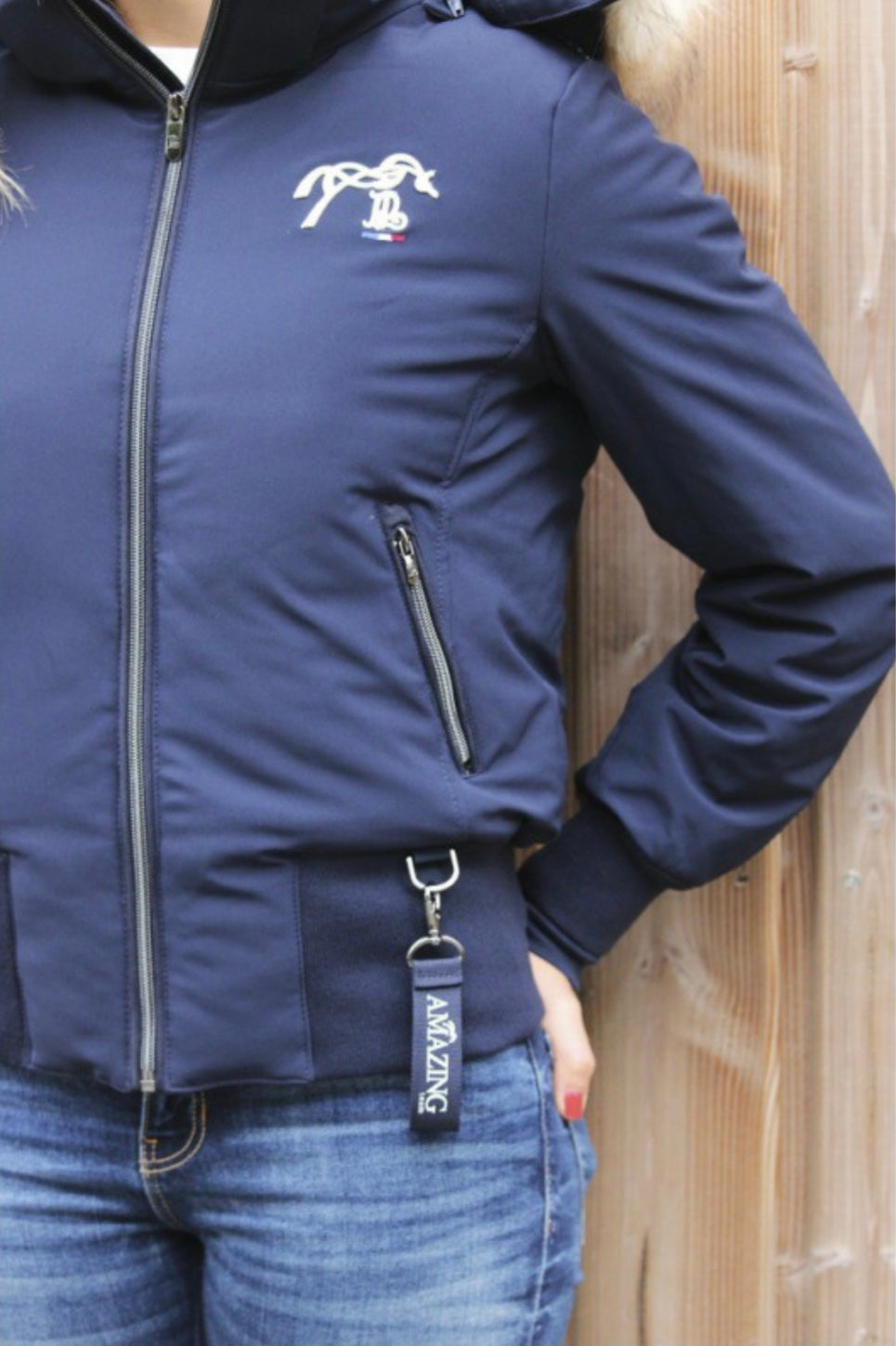 Penelope Step Jacket - Navy