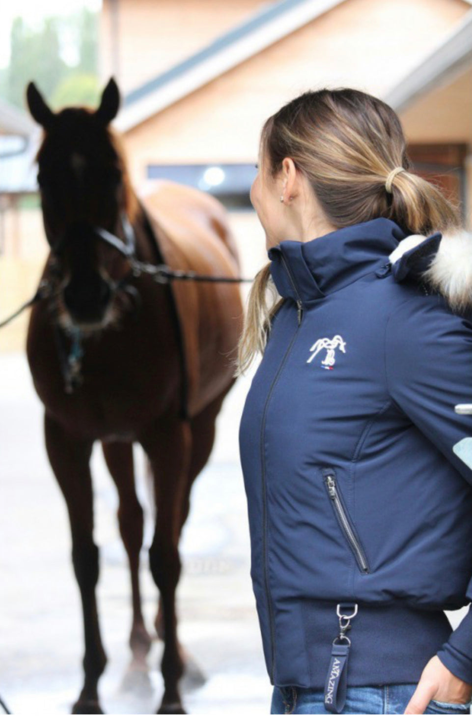 Penelope Step Jacket - Navy