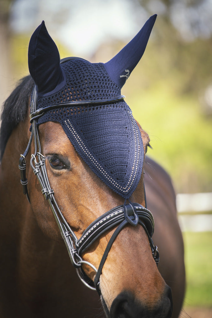 Penelope Strass Long Fly Ear Bonnet