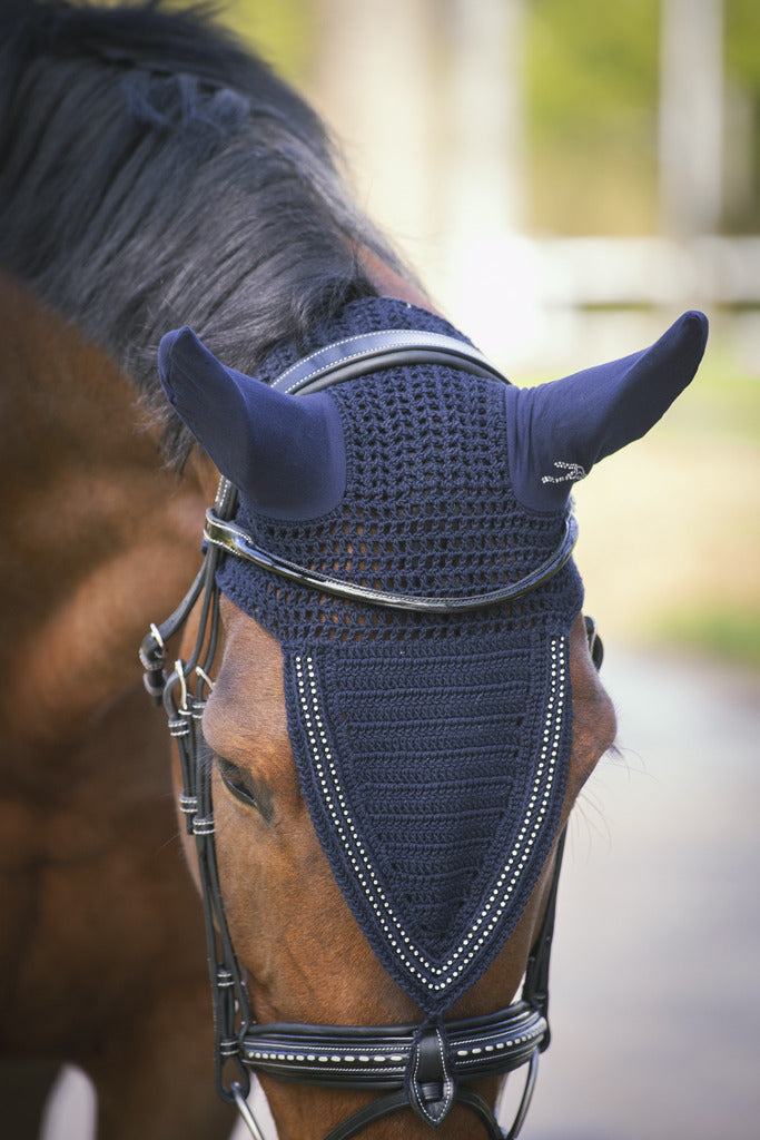 Penelope Strass Long Fly Ear Bonnet